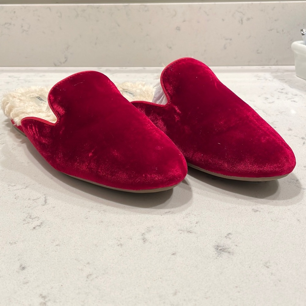 Birdies Slides Red Velvet size 8